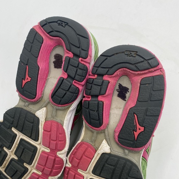 Mizuno Womens Wave Inspire 11 Running Shoes Green Pink J1GD154459 Women's Size 8 - Picture 13 of 14